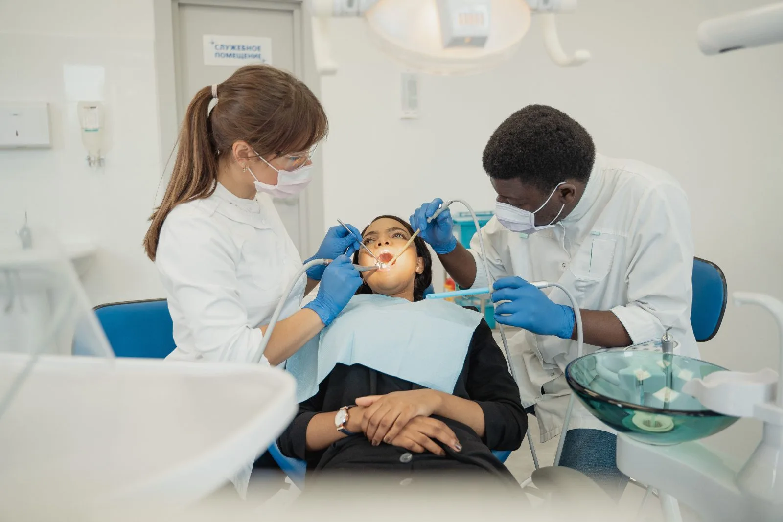 BrightSmile clinicians at work in the treatment room
